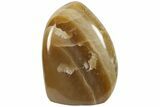 4.45" Free-Standing, Polished Brown Calcite - #198813-1